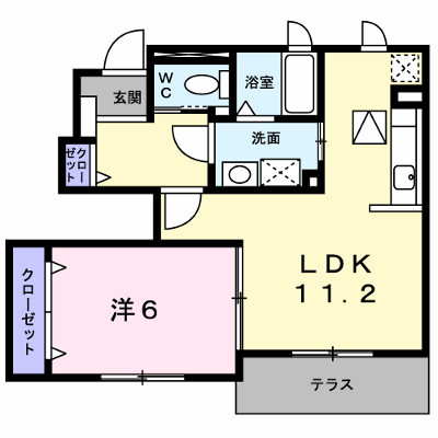 メゾンブリアン 102【管理NO：1-013996501-01020】 ★家具家電は申し込み後に搬入します★ ★2026年11月上旬入居可能★の外観画像