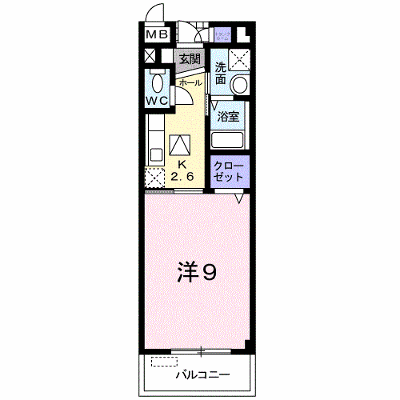 フォレスト　フィールド 106【管理NO：1-016217701-01050】 ★家具家電は申し込み後に搬入します★ ★2026年10月下旬入居可能★の外観画像