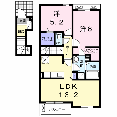 グレイス　リーフ　葵 203【管理NO：1-023597201-02030】 ★家具家電は申し込み後に搬入します★の外観画像