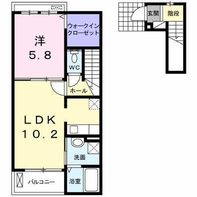 ボヌール　Ａ 203【管理NO：1-017321701-02030】 ★家具家電は申し込み後に搬入します★ ★2026年11月上旬入居可能★の外観画像