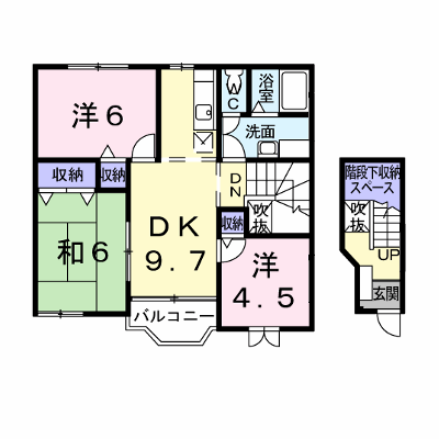 クワ　フォレスト 201【管理NO：1-010492001-02010】 ★家具家電は申し込み後に搬入します★ ★2026年10月中旬入居可能★の外観画像