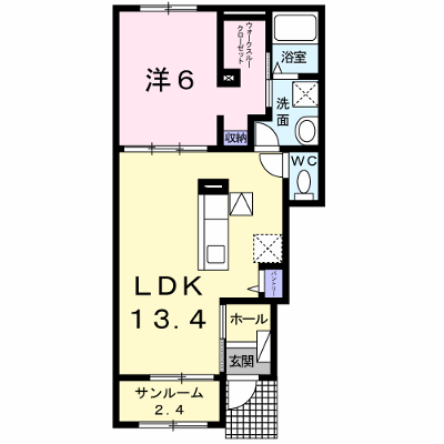 エム・シャルム善通寺Ⅰ 104【管理NO：1-020797601-01040】 ★家具家電は申し込み後に搬入します★ ★2026年11月上旬入居可能★の外観画像