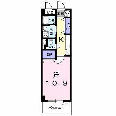 シャン・ド・フルール 307【管理NO：1-013500601-03060】 ★家具家電は申し込み後に搬入します★ ★2026年10月下旬入居可能★の外観画像