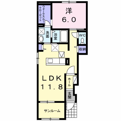 サニー　ヒルズＢ 101【管理NO：1-021797002-01010】 ★家具家電は申し込み後に搬入します★ ★2026年10月中旬入居可能★の外観画像