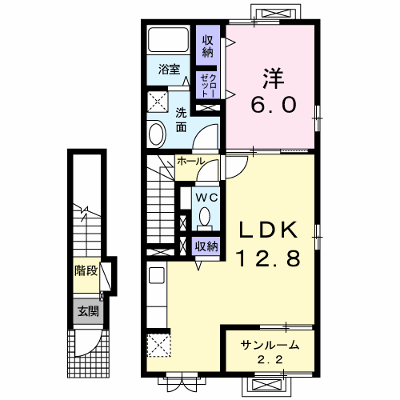 ポッティ　Ａ 201【管理NO：1-019553601-02010】 ★家具家電は申し込み後に搬入します★ ★2026年10月中旬入居可能★の外観画像
