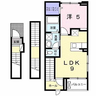 ライフランドＣ 301【管理NO：1-026790301-03010】 ★家具家電は申し込み後に搬入します★の外観画像