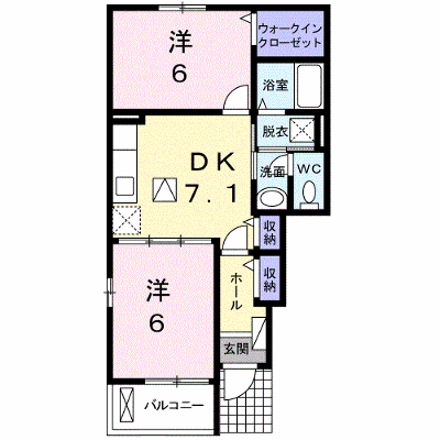 シエル　クレールＡ 101【管理NO：1-017935001-01010】 ★家具家電は申し込み後に搬入します★ ★2026年10月中旬入居可能★の外観画像
