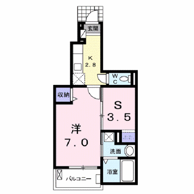 エスポワール　Ⅰ 102【管理NO：1-019331901-01020】 ★家具家電は申し込み後に搬入します★ ★2026年10月中旬入居可能★の外観画像