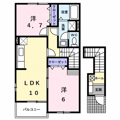 ソル・サリエンテ　Ａ 201【管理NO：1-013229801-02010】 ★家具家電は申し込み後に搬入します★ ★2026年11月上旬入居可能★の外観画像