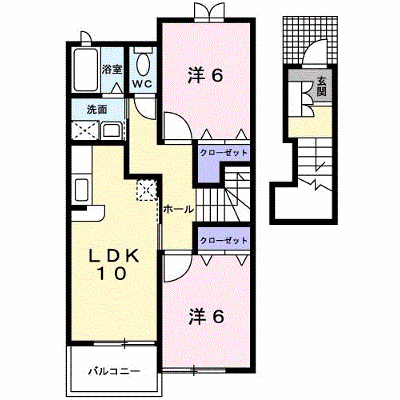 ベルベアーノＢ 203【管理NO：1-014270802-02030】 ★家具家電は申し込み後に搬入します★ ★2026年10月下旬入居可能★の外観画像