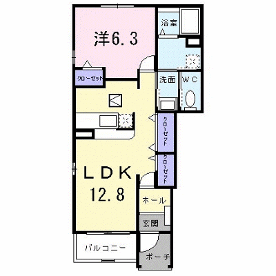 オ・ソレイユＡ 101【管理NO：1-013092801-01010】 ★家具家電は申し込み後に搬入します★ ★2026年11月上旬入居可能★の外観画像