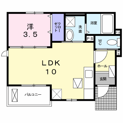 ローレル八木 101【管理NO：1-018069101-01010】 ★家具家電は申し込み後に搬入します★ ★2026年10月下旬入居可能★の外観画像
