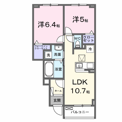 カーサ・ブラン・ニューディ 105【管理NO：1-028803901-01040】 ★家具家電は申し込み後に搬入します★ ★2027年02月下旬入居可能★の外観画像