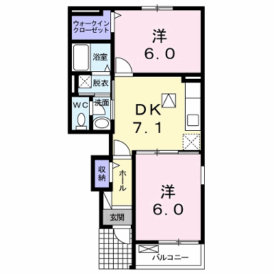 Ｋｉｒａｒａ　Ａ 102【管理NO：1-020125901-01020】 ★家具家電は申し込み後に搬入します★ ★2026年10月上旬入居可能★の外観画像