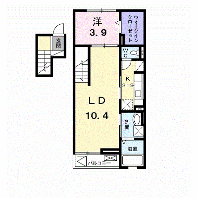 ブリーゼ 401【管理NO：1-016412401-04010】 ★家具家電は申し込み後に搬入します★ ★2026年10月下旬入居可能★の外観画像