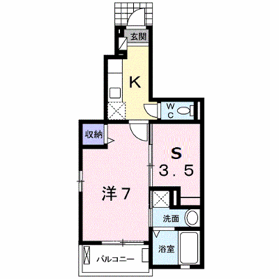 くらりんどう 105【管理NO：1-016408701-01050】 ★家具家電は申し込み後に搬入します★ ★2026年10月上旬入居可能★の外観画像