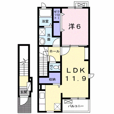 サン・ジュリアＡ 203【管理NO：1-021144201-02030】 ★家具家電は申し込み後に搬入します★ ★2026年10月中旬入居可能★の外観画像