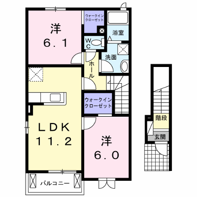 ファミール　ラセムⅠ 201【管理NO：1-019791701-02010】 ★家具家電は申し込み後に搬入します★ ★2026年11月中旬入居可能★の外観画像