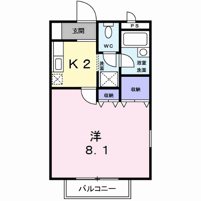 フレンズ 101【管理NO：1-010047301-01010】 ★家具家電は申し込み後に搬入します★ ★2026年10月下旬入居可能★の外観画像