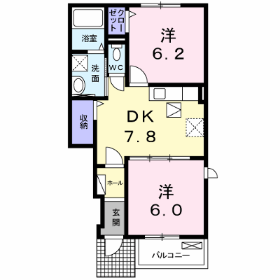 メゾン・ジェルメ 104【管理NO：1-018428101-01040】 ★家具家電は申し込み後に搬入します★ ★2026年11月中旬入居可能★の外観画像