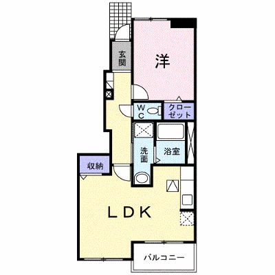 ラブリー・ゼファーＡ 102【管理NO：1-014317501-01020】 ★家具家電は申し込み後に搬入します★ ★2026年11月上旬入居可能★の外観画像