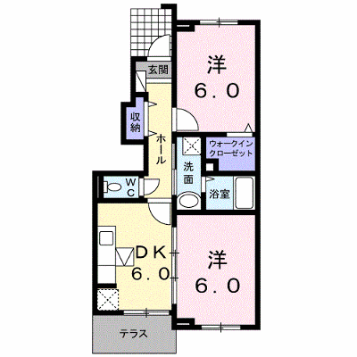アルドールＮ 102【管理NO：1-016843601-01020】 ★家具家電は申し込み後に搬入します★ ★2026年11月上旬入居可能★の外観画像