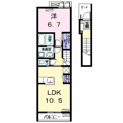 シルバ　ピーノ 203【管理NO：1-023548301-02030】 ★家具家電は申し込み後に搬入します★ ★2026年11月上旬入居可能★の外観画像