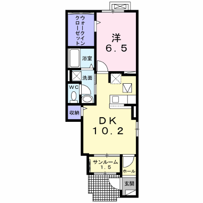 サウス　ファウンテン 102【管理NO：1-025201802-01020】 ★家具家電は申し込み後に搬入します★の外観画像