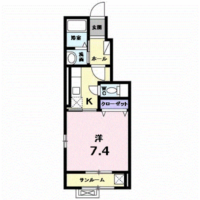チェスタ　３０ 105【管理NO：1-022959901-01050】 ★家具家電は申し込み後に搬入します★ ★2026年10月中旬入居可能★の外観画像
