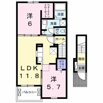 ソレイユ松崎　Ｂ 202【管理NO：1-019750002-02020】 ★家具家電は申し込み後に搬入します★ ★2026年12月中旬入居可能★の外観画像