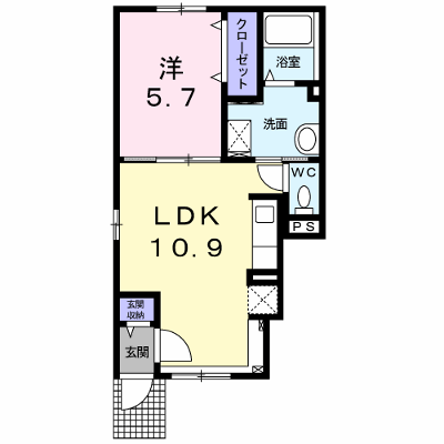 クリオス 101【管理NO：1-023379401-01010】 ★家具家電は申し込み後に搬入します★ ★2026年11月上旬入居可能★の外観画像