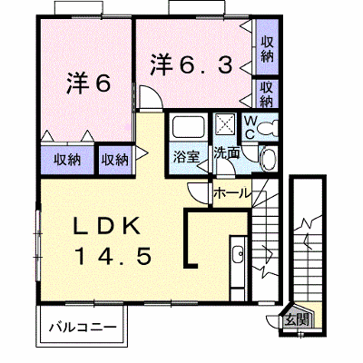 パルガーデン　４ 201【管理NO：1-012517401-02010】 ★家具家電は申し込み後に搬入します★ ★2026年11月中旬入居可能★の外観画像