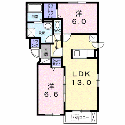ＡｍｙⅥ 305【管理NO：1-019943801-03050】 ★家具家電は申し込み後に搬入します★ ★2026年11月上旬入居可能★の外観画像