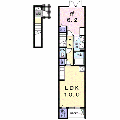 リヴァージュ 203【管理NO：1-023924201-02030】 ★家具家電は申し込み後に搬入します★ ★2026年10月上旬入居可能★の外観画像