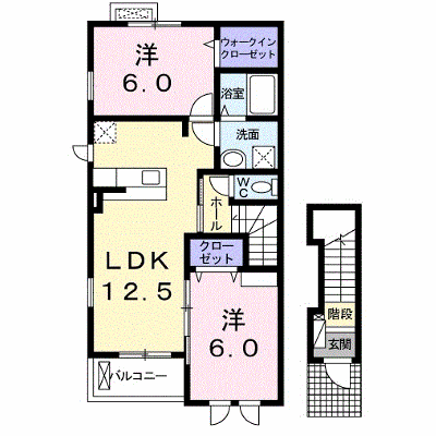 Ｌｉｌｙ　ｂｅｌｌ 201【管理NO：1-020877801-02010】 ★家具家電は申し込み後に搬入します★ ★2026年10月中旬入居可能★の外観画像