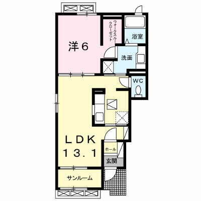 ヴィラ・グローヴ 101【管理NO：1-022341301-01010】 ★家具家電は申し込み後に搬入します★ ★2026年11月上旬入居可能★の外観画像