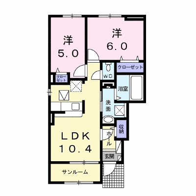 ラインハイトⅠ 101【管理NO：1-023406301-01010】 ★家具家電は申し込み後に搬入します★ ★2026年11月中旬入居可能★の外観画像
