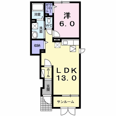 ポラリスⅢＡ 102【管理NO：1-016526101-01020】 ★家具家電は申し込み後に搬入します★ ★2026年11月中旬入居可能★の外観画像