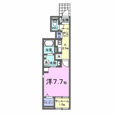 セピアⅢ 105【管理NO：1-027707501-01050】 ★家具家電は申し込み後に搬入します★ ★2026年11月中旬入居可能★の外観画像