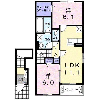 ハウオリ　Ⅰ 205【管理NO：1-026106801-02050】 ★家具家電は申し込み後に搬入します★ ★2026年11月上旬入居可能★の外観画像