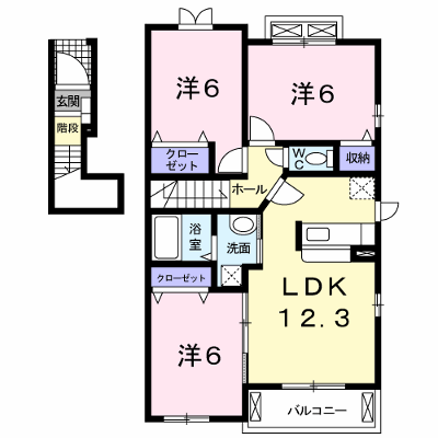 ルシェリアⅠ 201【管理NO：1-017654803-02010】 ★家具家電は申し込み後に搬入します★ ★2026年10月中旬入居可能★の外観画像