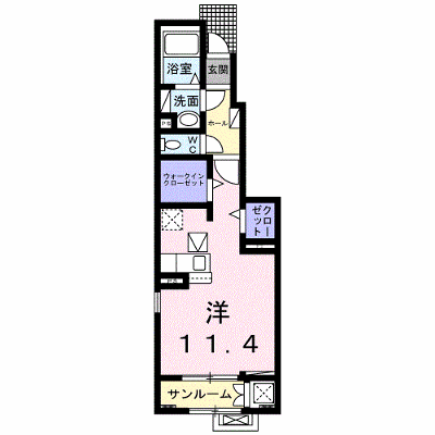 アイランド 102【管理NO：1-026821801-01020】 ★家具家電は申し込み後に搬入します★ ★2026年10月中旬入居可能★の外観画像