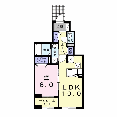 セントラル　ラトゥール　Ⅰ 102【管理NO：1-025464101-01020】 ★家具家電は申し込み後に搬入します★ ★2026年11月中旬入居可能★の外観画像