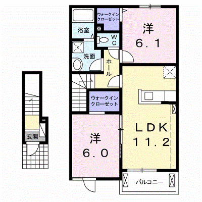 メゾン・ヴェルファイアⅣ 203【管理NO：1-020229702-02030】 ★家具家電は申し込み後に搬入します★ ★2026年11月上旬入居可能★の外観画像