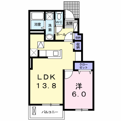 ルミエール 103【管理NO：1-021889401-01030】 ★家具家電は申し込み後に搬入します★ ★2026年11月中旬入居可能★の外観画像