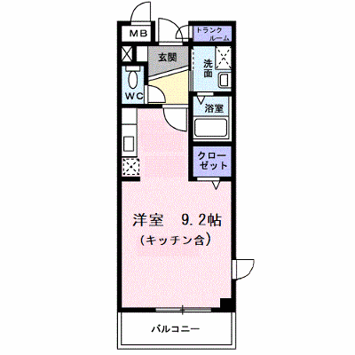 ラーバン　リッシェル 301【管理NO：1-012368401-03010】 ★家具家電は申し込み後に搬入します★ ★2026年11月中旬入居可能★の外観画像