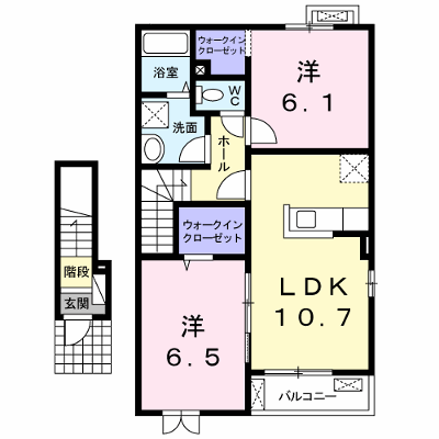 サニーヒルズＢ 204【管理NO：1-020074301-02040】 ★家具家電は申し込み後に搬入します★の外観画像