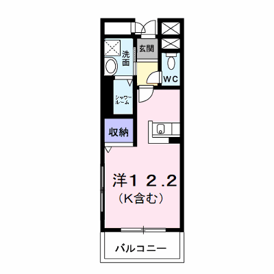 メゾン・ブリアンⅠ 106【管理NO：1-011753401-01060】 ★家具家電は申し込み後に搬入します★の外観画像