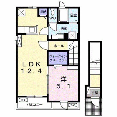 フロイデ 201【管理NO：1-028025801-02010】 ★家具家電は申し込み後に搬入します★ ★2026年11月中旬入居可能★の外観画像
