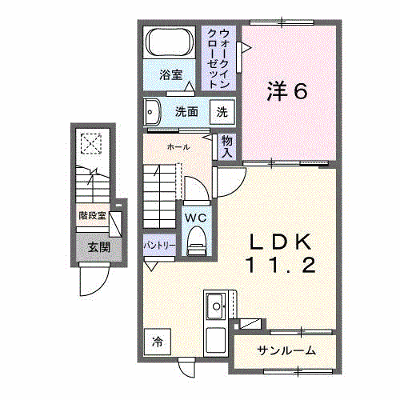 ツリーベルヒルズ 203【管理NO：1-028145401-02030】 ★家具家電は申し込み後に搬入します★の外観画像